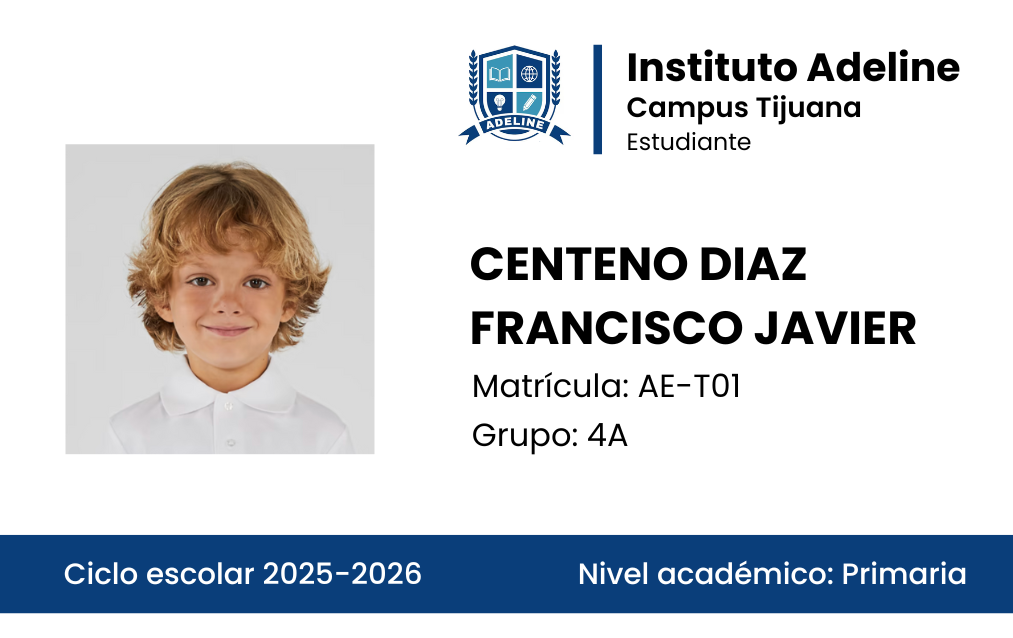 Credenciales Escolares PVC