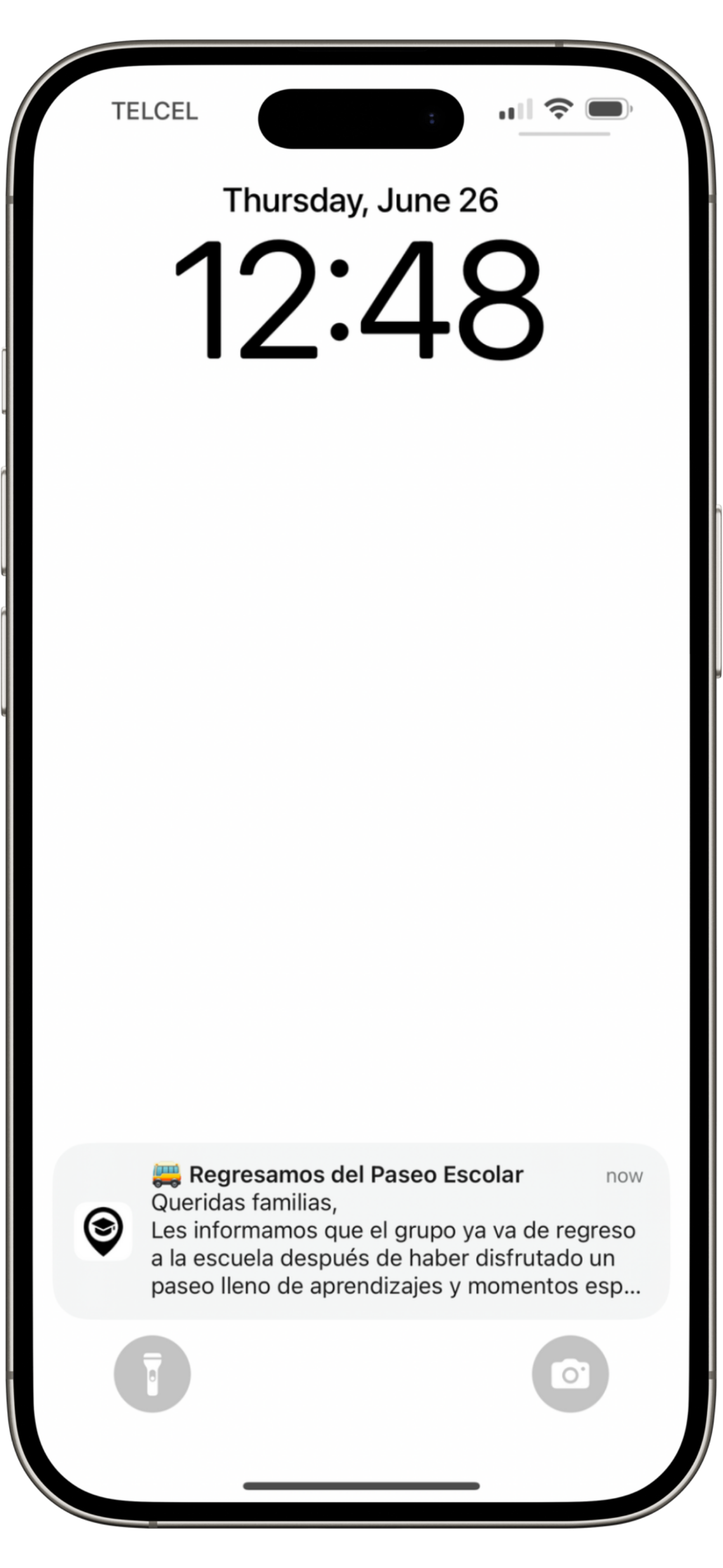 Notificación de comunicado