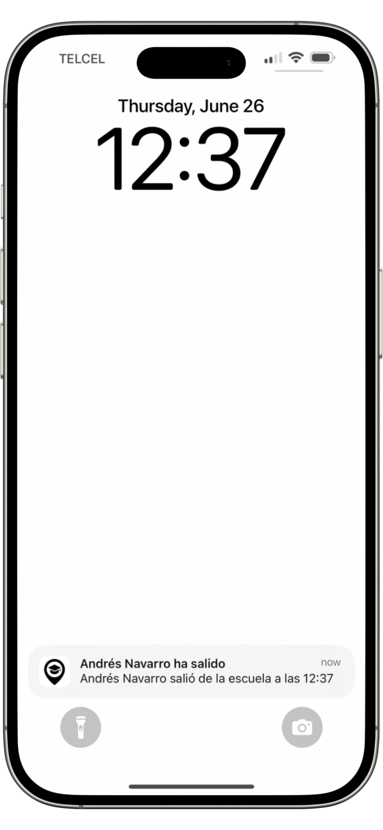 Notificación de acceso